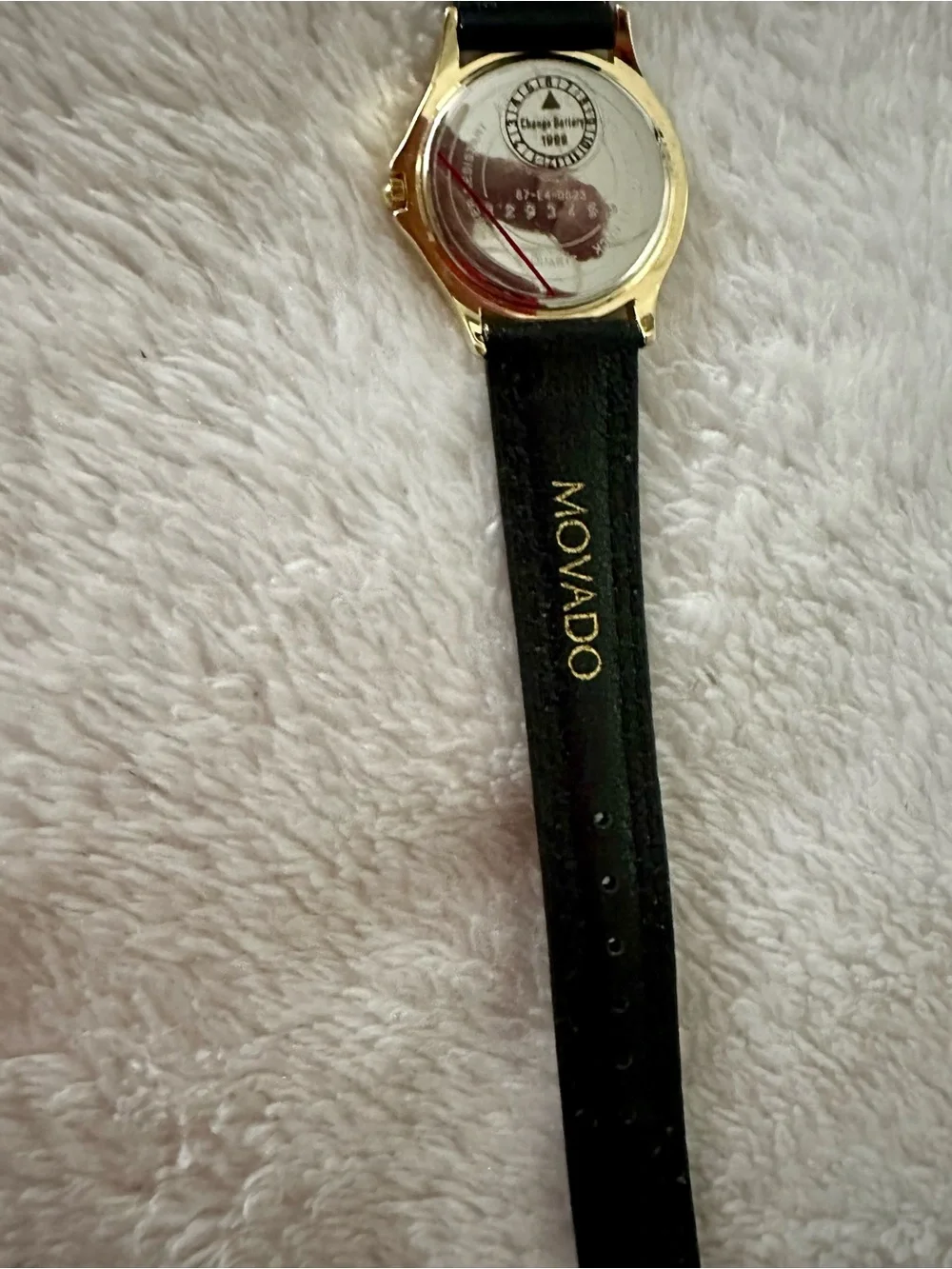 New Old Stock from 1997 w 10k Gold and Stainless Steel Case Museum MOVADO Watch - Picture 10 of 15